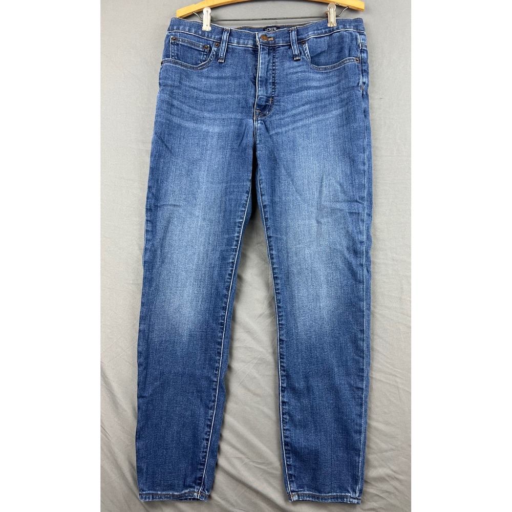 J.Crew High-Rise Skinny Jeans Womens 31 Blue Medium Wash Stretch Denim Good